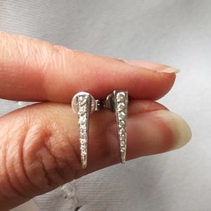 White gold EF Collection diamond earrings